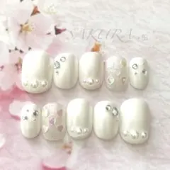 ネイルチップ f47-2-1 サイズ変更オーダー無料