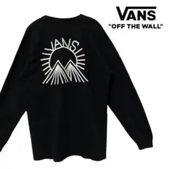 【美品】vans バンズ　長袖　ロンT 山　太陽　M
