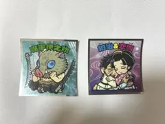 鬼滅の刃マン　ビックリマンチョコシール　無限城編　嘴平伊之助 狛治&恋雪