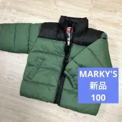 MARKY'S 中綿ジャケット 100cm カーキ/ブラック