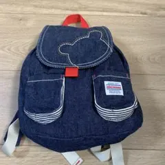 miki house ベビーデニムリュック
