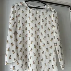 フレンチブルドッグブラウス