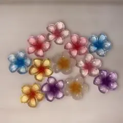 花形ネイルパーツ 12個セット 可愛い ギャル オシャレ キラキラ