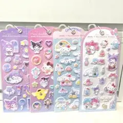 ジュエルマシュマロステッカー　サンリオ　4種