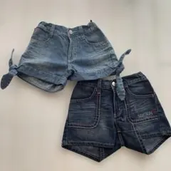 専用★サムシング Venus Jeanショートパンツ 2枚セット160EDWIN