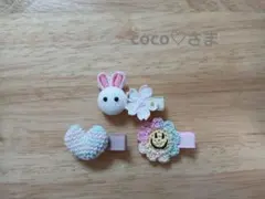 ☆晴れ男☆様♡ベビーヘアクリップ - メルカリ