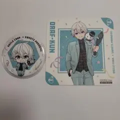 ドズル社 オラフくん缶バッジとコースター