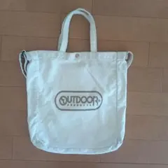 【OUTDOORアウトドア】キャンバス地　トートバッグ・ショルダーバック