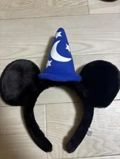 ミッキーマウス 魔法使い帽子カチューシャ
