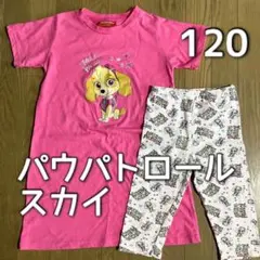 120cm パウパトロール ワンピース レギンス 2点セット　半袖ワンピ