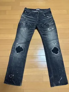 Number (N)ine スタンダード期 ダメージ加工ヒッコリーデニム - メルカリ