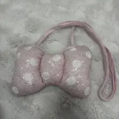 ディズニーリゾート ミニーマウス リボン ショルダーバッグ ピンク