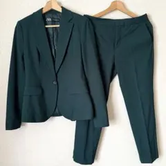 ZARA ダークグリーン スーツ セット