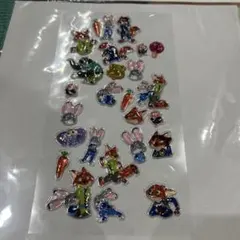 ズートピアキャラクター3Dシールセット