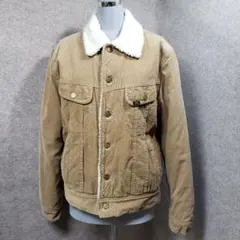 LEE　ボア　コーデュロイ　ジャケット　M　ライトブラウン　u6374f