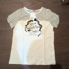 メゾピアノ ストライプTシャツ