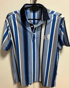 23GOLF ストライプ ポロシャツ