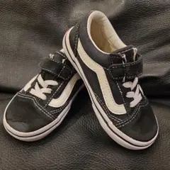 Vans キッズスニーカー ブラック/ホワイト