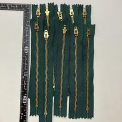 YKKファスナー緑16cm10本セット