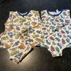 車両プリント パジャマセット 110.100cm