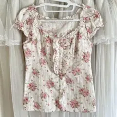 L'EST ROSE レストローズ 花柄シャツ 平成 姫系 姫カジ y2kのサムネイル