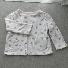 80cm【POLO RALPH LAUREN】リバーシブル コットンカーディガン