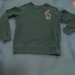 #PW POLO RALPH LAUREN トレーナー グリーン 刺繍ロゴのサムネイル