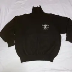 Champion ブラック タートルネック セータービンテージ