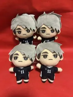 ハイキュー！！みにコレ ぬいぐるみ3 マスコット 宮治 宮侑 - メルカリ