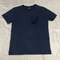 A.P.C. RUE MADAME PARIS ネイビー Tシャツ ポケット付きのサムネイル