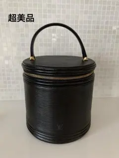 超美品！ルイヴィトン カンヌ エピ バニティ ハンドバッグ ブラック