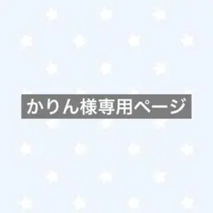 かりん様専用ページ