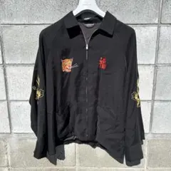 ✅新品　ベトジャン　スカジャン　スーベニアジャケット　ミリタリー　ブラック　L 2025年最新】スーベニアジャケットの人気アイテム - メルカリ