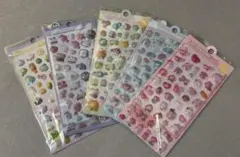 未使用品♪3D 立体シール　5枚セット