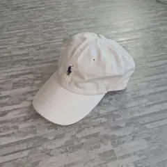 90s ポロ　バイ　ラルフローレン 6パネル キャップ 台湾製 刺繍ロゴ