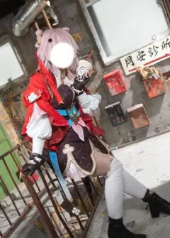 森森仙コスプレ東方Project コスプレ藤原妹紅 コスプレ衣装 - メルカリ