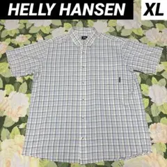 【値下げOK】HELLY HANSEN チェックシャツ XL 白 マルチカラーのサムネイル
