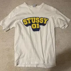 old stussy tシャツ　半袖　ホワイト　Lサイズ　90s 00s