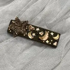 ※値下げ中※【中古品】acca ハッピーホリデーシリーズ　カーキカラーバレッタ