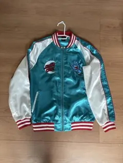 SANTA CRUZ スカジャン ターコイズ/ホワイト Mのサムネイル