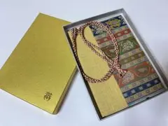 【未使用】龍村美術織物 薬師寺葡萄唐草蓮華文錦 カードケース マルチケース