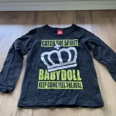 BABY DOLL 長袖カットソー 120サイズ ブラック