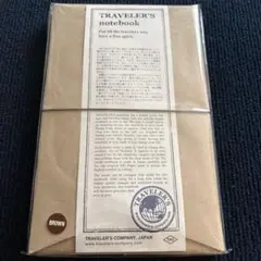 トラベラーズノート レギュラーサイズ 茶(ブラウン)新品未開封