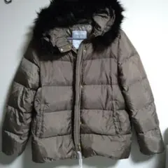 Von Dutch ヴォンダッチ ファー付ダウン風ジャケット ブラック Lサイズ 