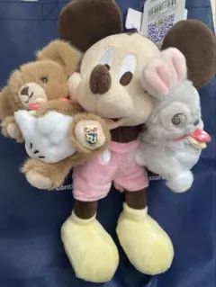 ディズニーストア　ユニべスティーズ　ミッキー　ぬいぐるみキーホルダー
