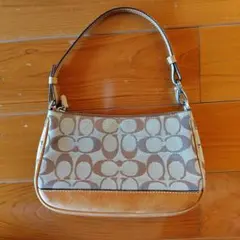 COACH ワンショルダー ハンドバッグ 8K01 Y2K シグネチャー - メルカリ
