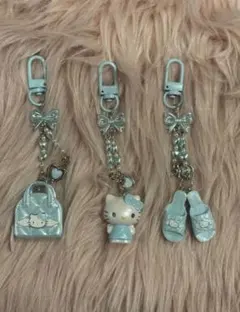 ハローキティ シークレットキーホルダー キルトシリーズ