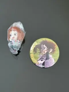 ヒロアカ【麗日お茶子】缶バッジ・キーホルダーセット