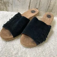 アグ　UGG サンダル　ブラック　25cm ウェッジソールのサムネイル