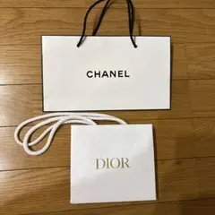 CHANEL & DIOR ショップ袋セット